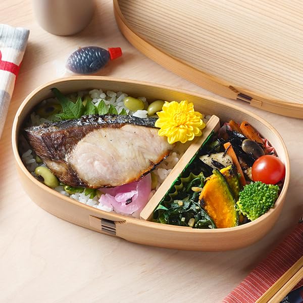 Kuriku Handmade Odate Magewappa Bento Box (Oval/Slim)