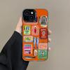 Fish Funny Sardines Laser Phone Case For iPhone 16 15 Pro Max Plus 14 13 12 Mini 11 Pro Max Shockproof Protective Back Covers
