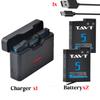 2100mAh Battery+Fast 3-Slots Charging Case Compatible with DJI Osmo Action 6 Action 5 Camera Battery For DJI Osmo Action 5Pro 4