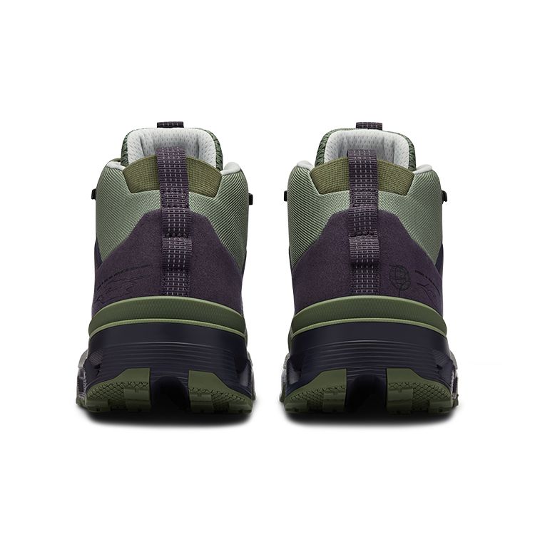 On Cloudtrax Cushiing N-Slip Mid-Top Hiking Shoes Women Hiking Shoes Black Gray 53.98064