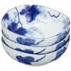 Set 3 Indigo Dyed Grape 3.5 Bowls Diameter 10.8 X Height 4.5 Cm Made Japan Dishwasher Safe Microwave