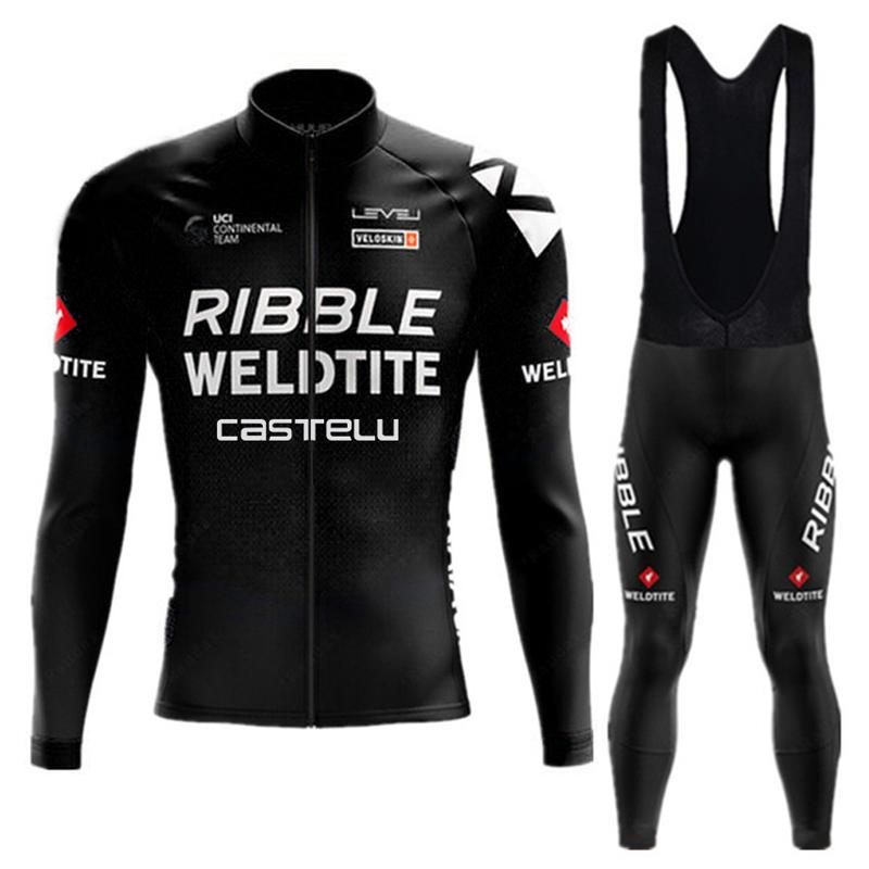 CASTELU Cycling Jersey Set Team Long Sleeve Kit Cycling Clothing Sports breathable Men Road Bike Suit MTB Pants Wear Autumn 2026