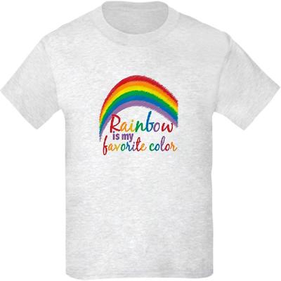 CafePress Rainbow Favorite Color Kids Light T Shirt Youth Kids Cotton T-Shirt