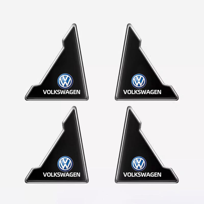 

2026 Hot For Volkswagen VW Car Door Corner Anti-collision Cover Anti-Scratch Protection Sticker For VW GTI Polo Golf Passat CC T
