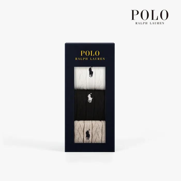 [3PACK] POLO Women's Cable Socks