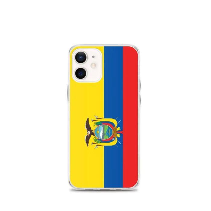 Coque Télephone Drapeau Équateur - iPhone 12 mini