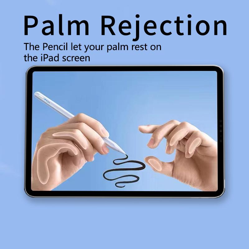Stylus Pen For Apple Pencil with Led Indicators Palm Rejection Touch Pencil for 2022 2021 2020 2019 2018 iPad 30Min Fast Charge