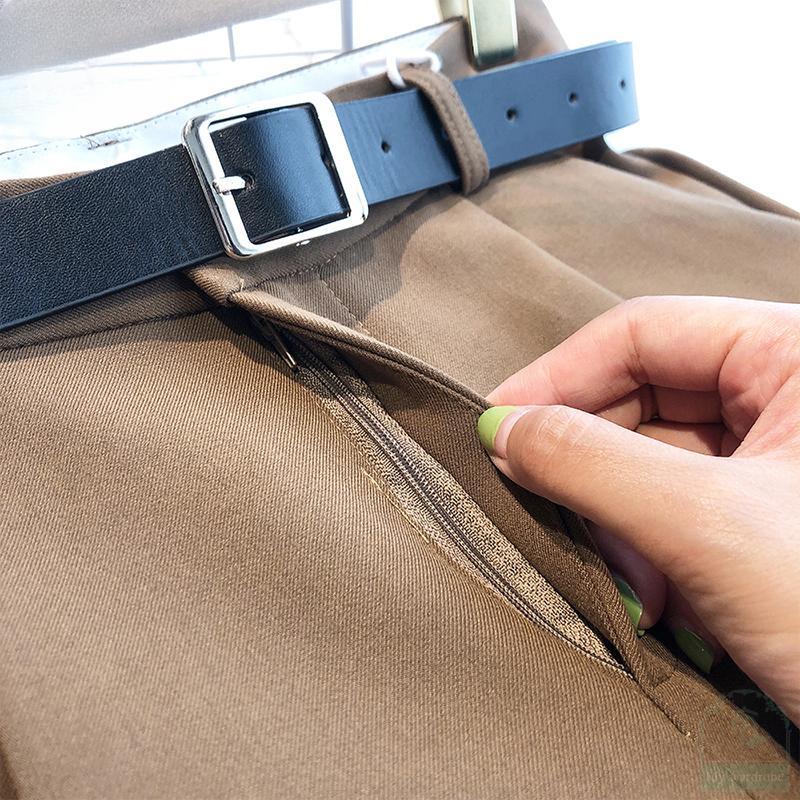 Summer Suit Shorts for Women Wearing Korean Version of Thin High-waisted A-line Wide-leg Pants with Casual Pants with Belts