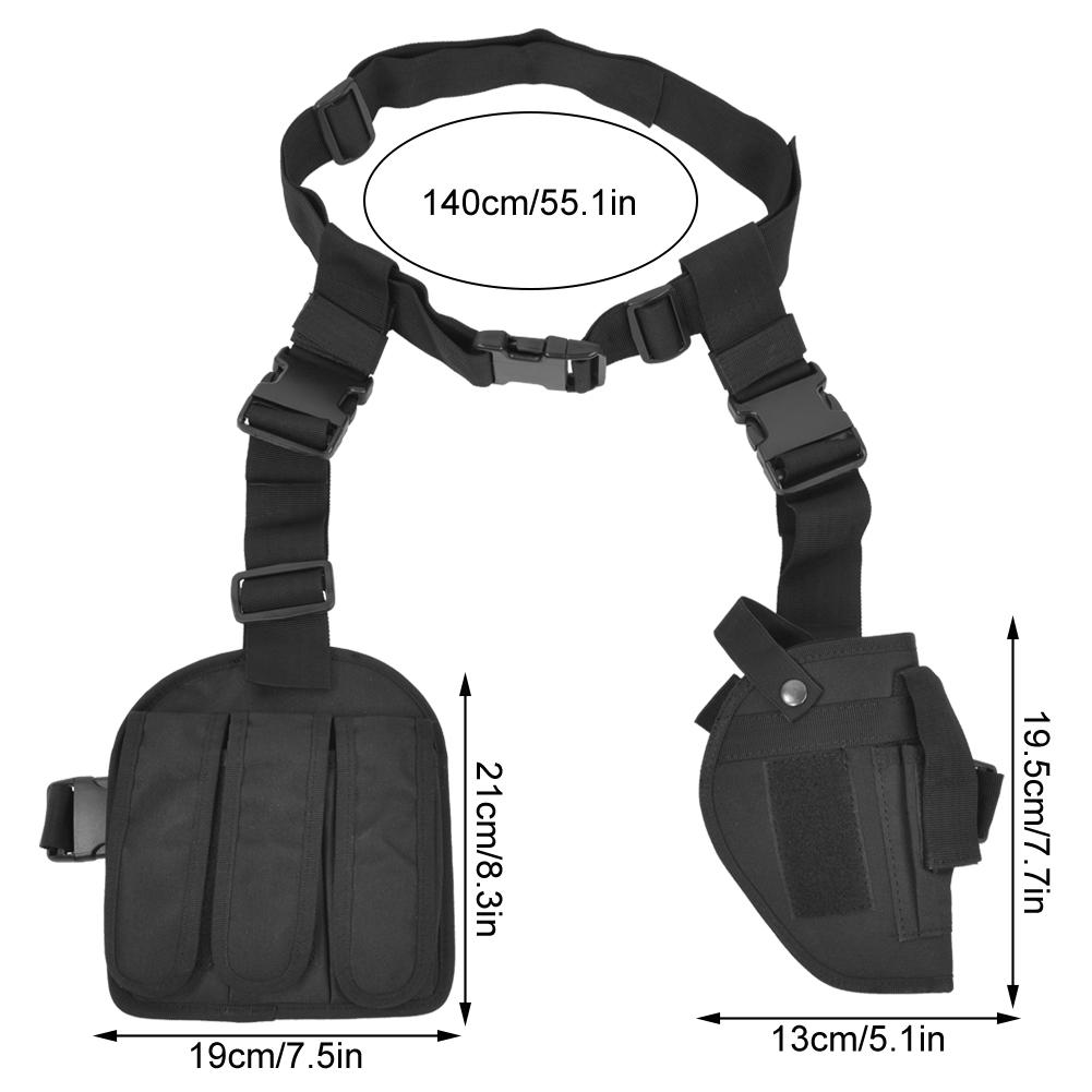 Outdoor Multifunction Tactics Leggings Combination Leg Holster Right Foot Tool Bag Waist Belt Package