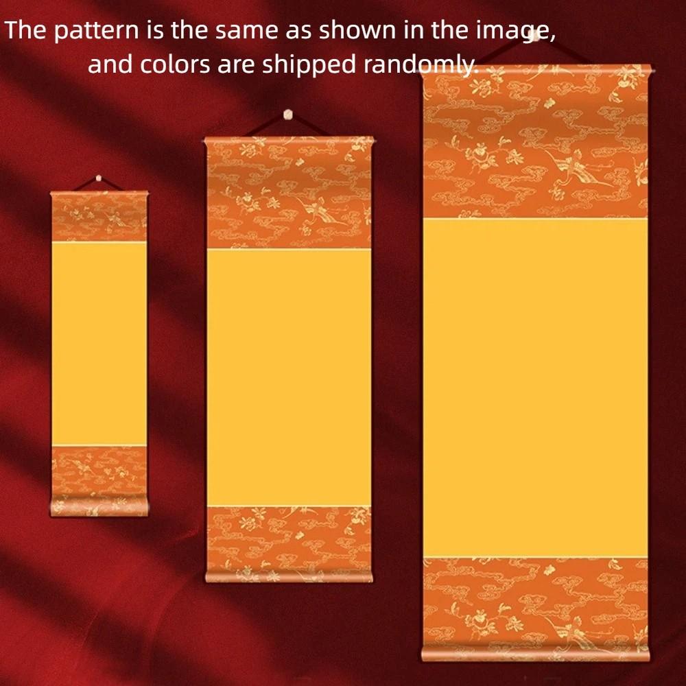 Painting Drawing Paper Blank Hanging Blank Scroll Calligraphy Paintings Mounting Scroll  Buddhists