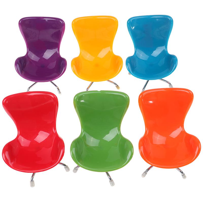 1Pc 1/6 Dollhouse Miniature Chair Furniture Model Toys For Doll House Decoration
