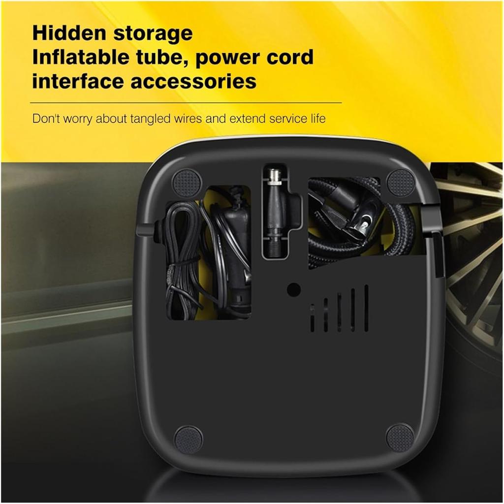 120PSI Car Air Pump Tire Inflator 12V Portable Compressor Digital Car Tyre Inflator Motorcycle Bicycle Boat AUTO Tyre Balls