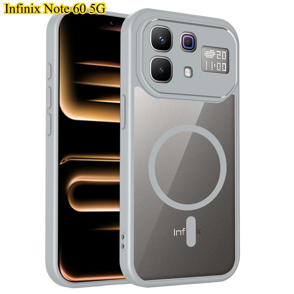 For Infinix Note 60 5G/60 Pro Case Premium High-Transparency 2-in-1 Magnetic Shockproof Cover For Infinix Note 60 Pro Funda