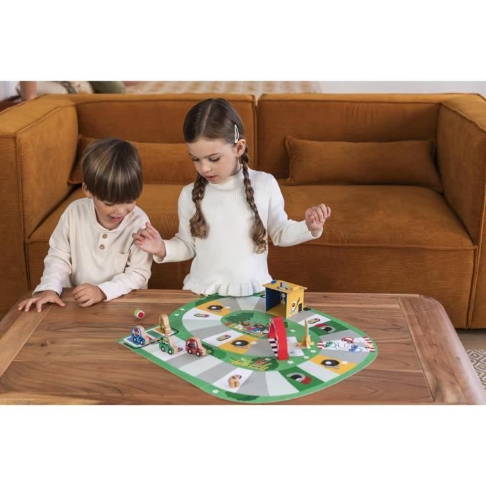 Jeu de société - GOULA - My first race - Course en bois - Apprentissage couleurs - 2 joueurs ou plus