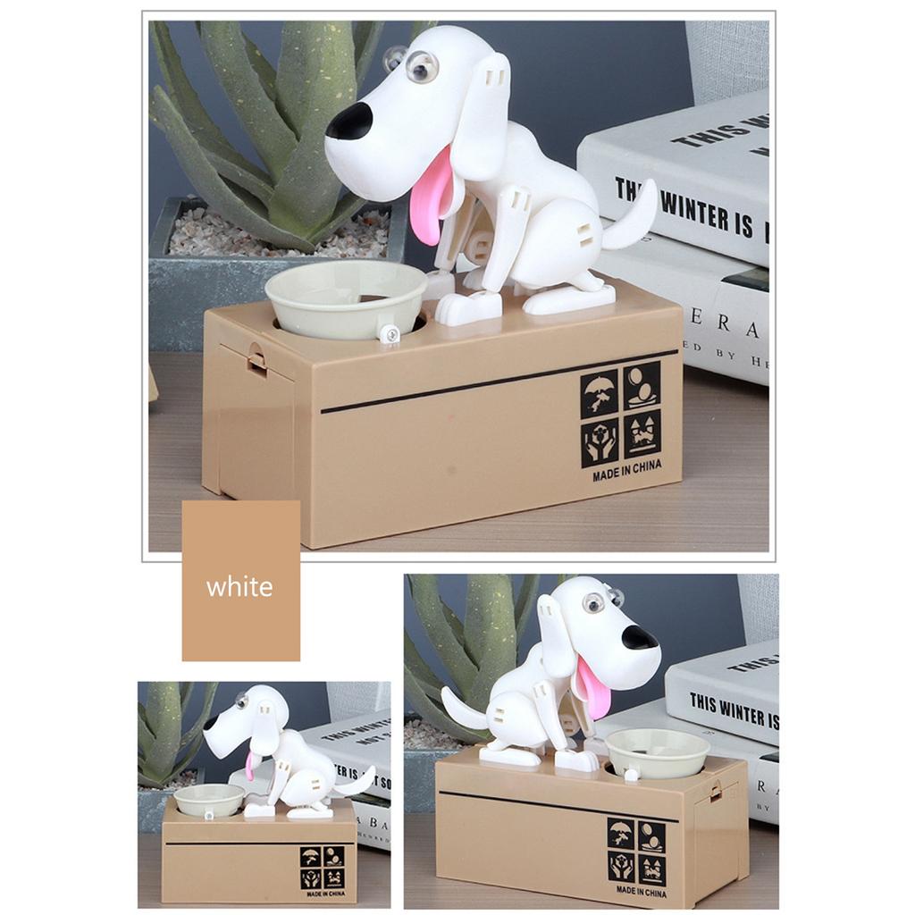 Cute Cartoon Dog Piggy Bank Smart Puppy Cat Box Piggy Bank