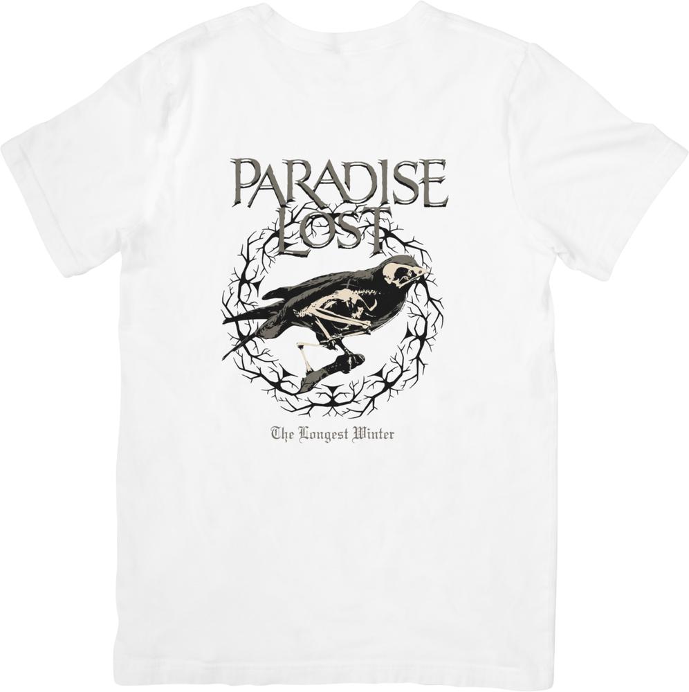Paradise Lost Vintage Retro Vestibilità per Unisex Donna Magliette in Cotone di Qualità