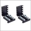 4-Way Fuse Block Heavy Duty 4-Circuit Midi Anl Fuse Holder With Cover Automotive Power Distribution Box For Car Boat Rv Truck