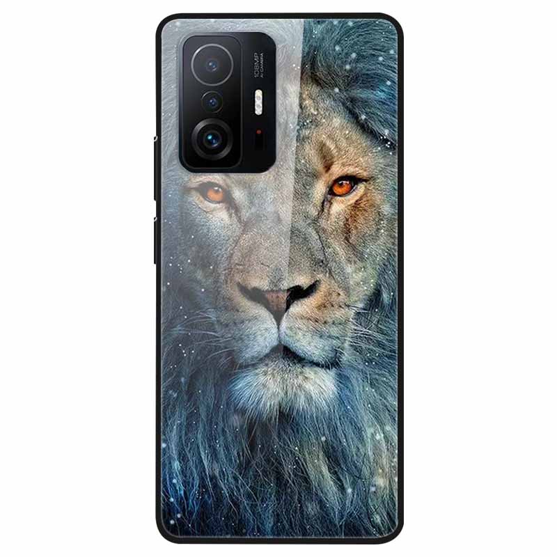 Tempered Glass Case For Xiaomi 11T Cover 6.67 Cool Bumper Hard glass Case For Xiaomi 11T Pro Case Mi 11T Pro Mi11T Capa Shells