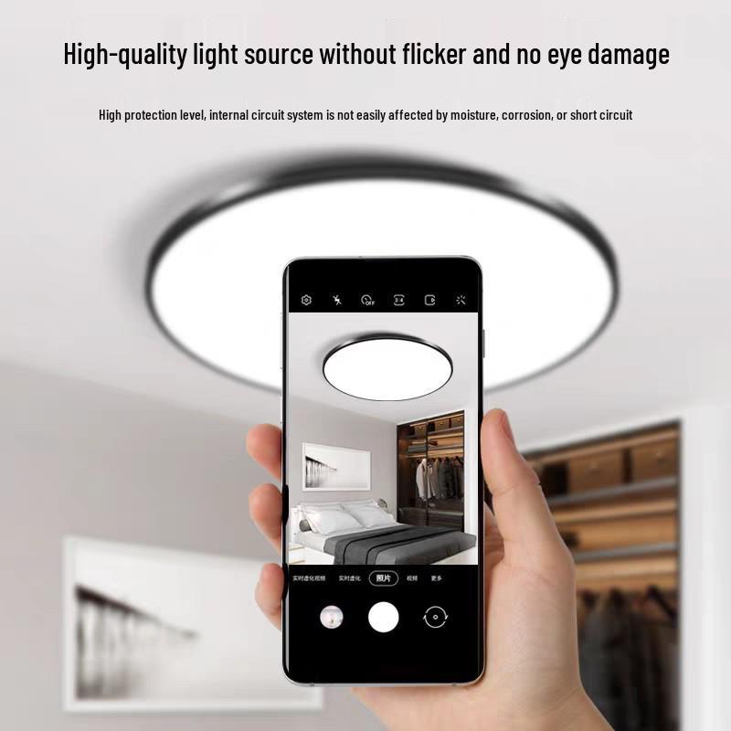 Moonshadow Ultra-Thin Waterproof LED Ceiling Light for Bathroom, Balcony, Bedroom, and Restaurant