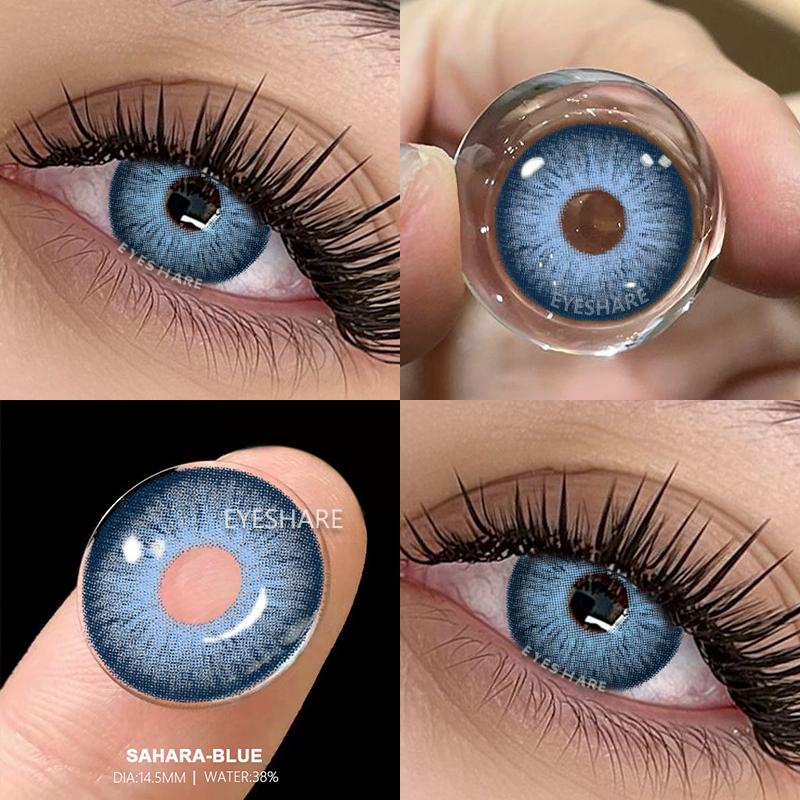 

Eyeshare Контактные линзы натурального цвета для глаз сине-серые цветные линзы для глаз красивые зрачки макияж глаз косметические цветные линзы 2 шт.
