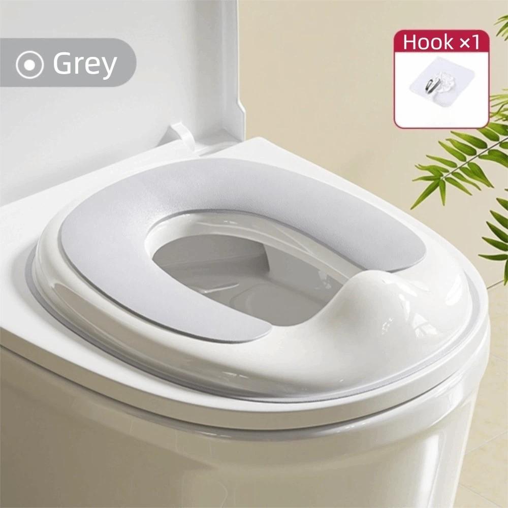 Crown Hanging Groove Splash-Proof Toilet Seat Cushion Plastic Portable Potty Seat Cushion Toddlers