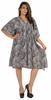 Moomaya Womens Short Kaftan Cover Up Night Dress Kaftan Gown Kimono