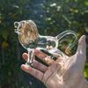 Blown Glass Lions Figurines Crystal Lions Statue Glass Art Wildlife Animal Sculptures Ornament Paperweight Collections