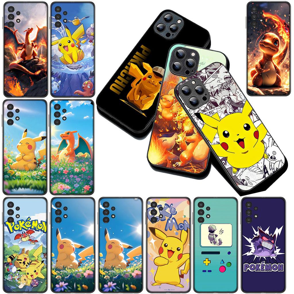 Charmander P-Pokemons P-Pikachus GO Phone Case for Apple iPhone 12 13 Pro Max Mini ProMax X XR Air XS 12Pro 13Pro Cover