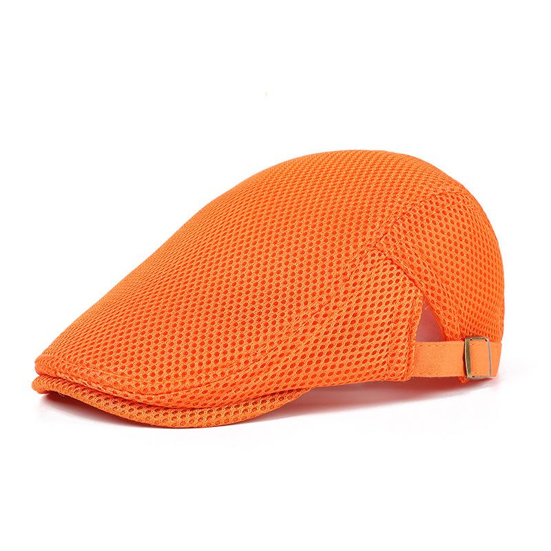 Mesh Duckbill Hat for Men Women Beret for Spring Summer Breathable Forward Hat Wholesale Men's Mesh Duckbill Hat