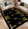 Soccer Training Footwork Agility Area Rug for Living Room Bedroom Sports Home Decor Soft Floor Carpet Non Slip Washable Durable