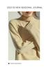 Gold & Silver Thread Half-High Collar 100% Pure Wool Sweater: Loose, Soft Red New Year Knitwear