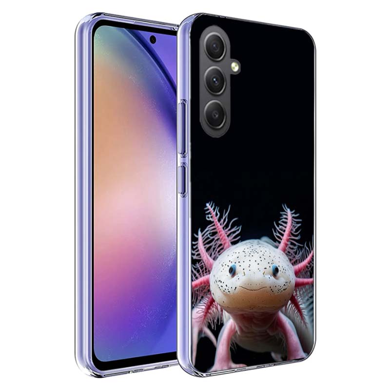 Smiling Salamander Phone Case for Samsung A17 A37 A57 A07 A16 A26 A36 A56 A06 A02S A12 A22 A32 A52S A04S A14 A24 A34 A54 A03 A13