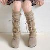 Korean Style Solid Color Lace Leg Warmers Knitted Lace Trim Foot Cover Soft Fabric Elastic Lolita Style Socks Children Wear