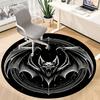 1pc Bat Mystic Office Round Area Rug, Under Office Chairs Bedroom Living Room Home Decor, Room Deco, Available In Various Sizes