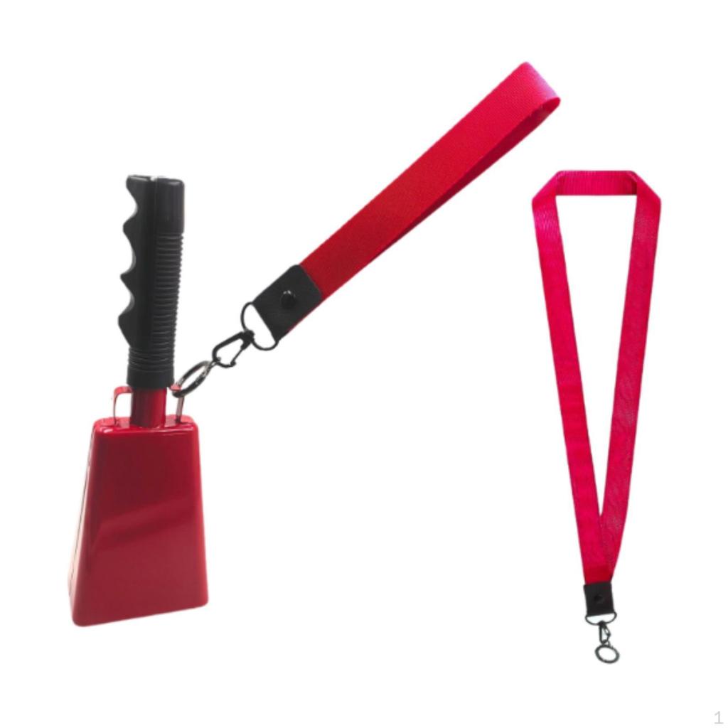 Cowbell Cheering Bell Decorative Musical Instruments Noise Maker Loud for Christmas Sport