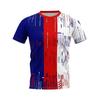 Fashion Geometric Graphic Sports T Shirts For Men Summer Casual Running Badminton Football T-shirt Loose Breathable Fitness Tees