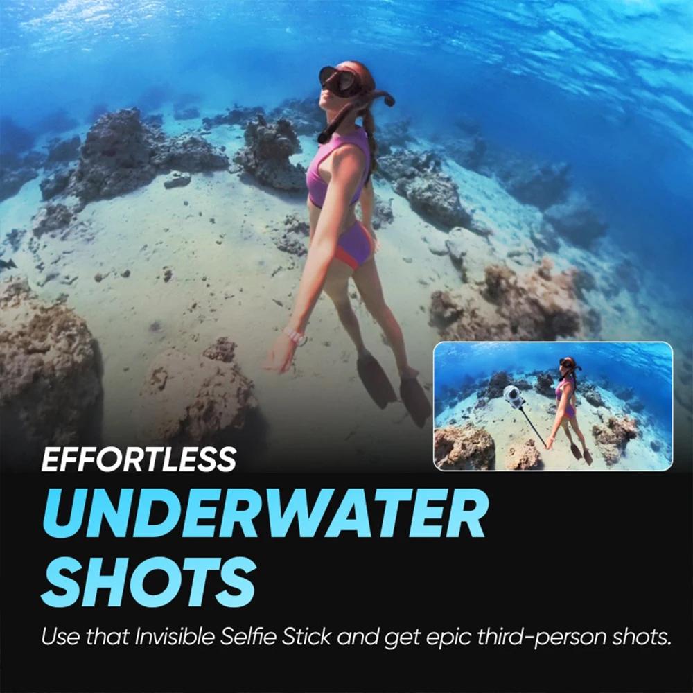 Dive Case for Insta 360 X4 Waterproof Housing Cover for Insta360 X4 Invisible Diving Case Underwater 50M Dive Shell Accessories