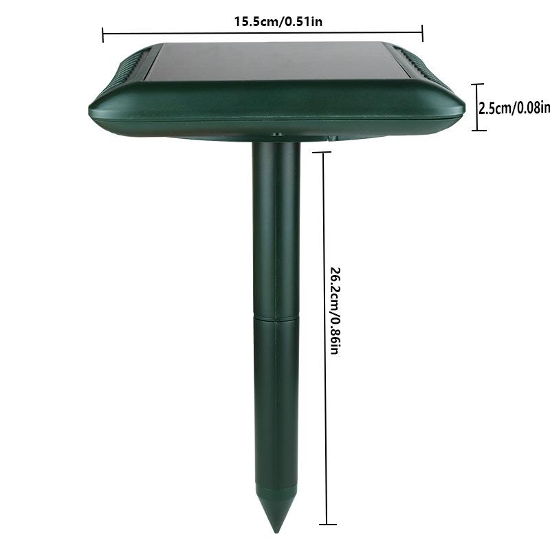 Ultraschall Solar Tierabwehr: Wasserdicht, Sonnenschutz, Schlangen- und Nagetierabwehr