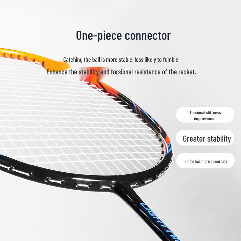 J.ZAO All-Carbon Badminton Racket Set - F300C