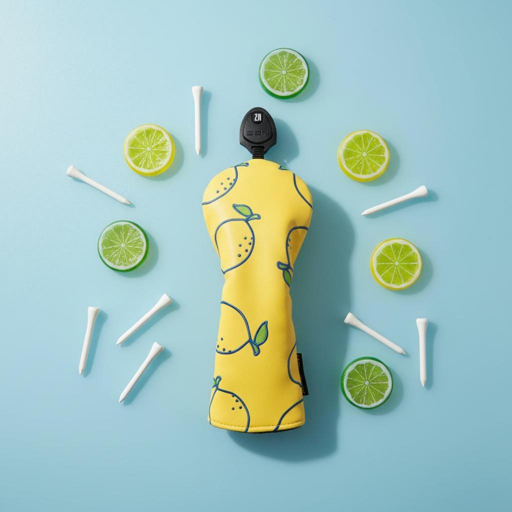 Fruit Pattern Sport Headcover Abrasion Protection Sport Club Headcover Driver Wood Utility Club Cover Wear-Resistant