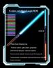 Dual RGB 15-Color Metal Lightsaber Toy - Star Wars Force Laser Sword for Dueling