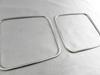 BRIGHTZ Mitsubishi Fuso Best One Fighter Ultra-Mirror Stainless Steel Plated Tail Light Rings (6 Pieces) [TRUCK-S-084-6PC] Best One Fighter