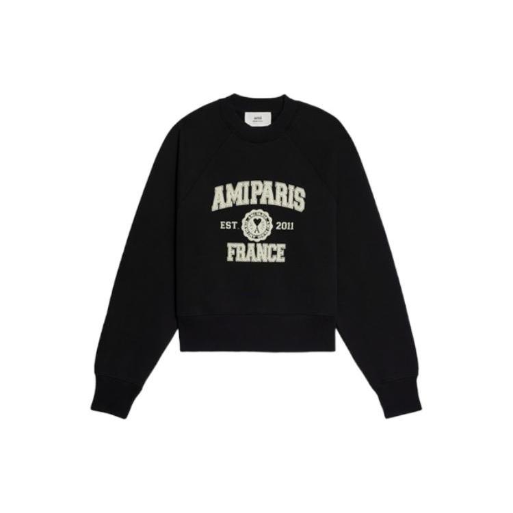AMIPARIS Logo Printed Crewneck Sweatshirt USW010747-001