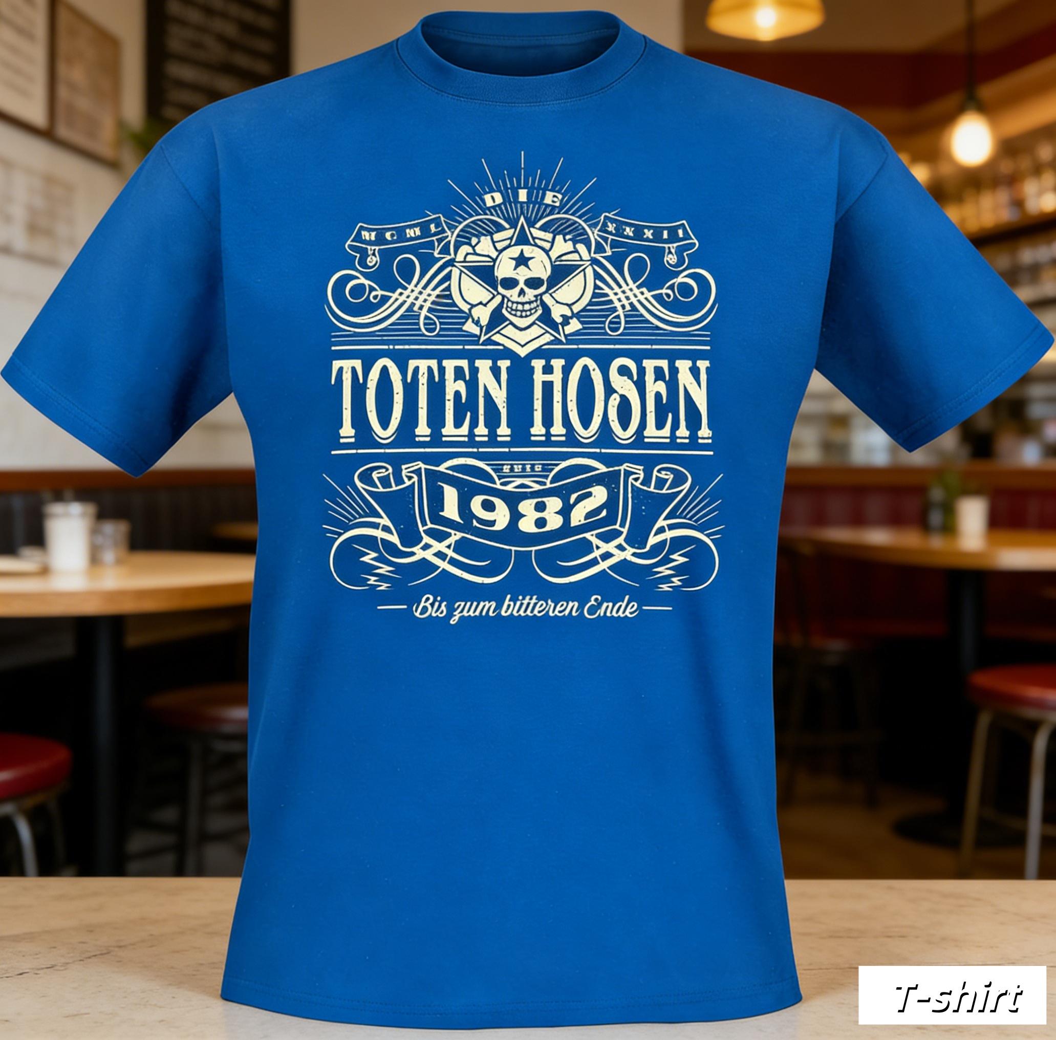 ZheXiong TEE Alte Schule Die Toten Hosen Casual T-shirt Heren en Dames Luxe Band Merk Top M