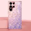 Pinkish-purple Crystal Pony Phone Case Glass S26 Ultra Case S25 Ultra Case for Samsung Galaxy S26 S25 S24 S23 S22 FE Ultra Plus