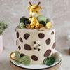 Giraffe Cake Topper Balls Cake Decorations Clay Animal CakeDecoration for WildAnimals Themed Birthday Baby Shower Party Supplies