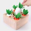 Kids Wooden Pulling Carrot Catching Worm Puzzle Game Educational Toy Set Children's Gifts Learning Toys