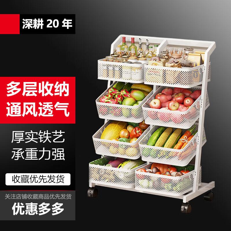 

Многоярусная тележка для хранения на колесиках