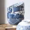 Microwaveable Japanese Ceramic Rice and Soup Bowl Set