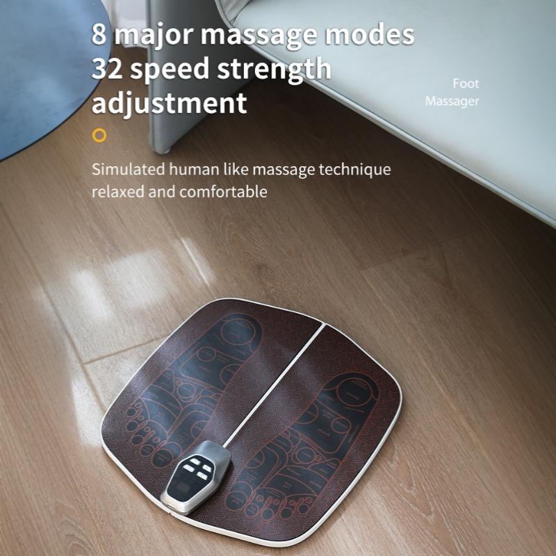 1 Set Foot Relaxation Massager Foot Massage Mat Foldable Ems Electric Foot Massage Pad For Home Use
